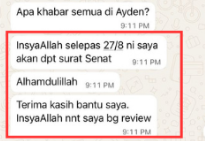 Lulus VIVA testimoni 6